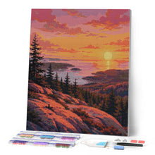 Carica l'immagine nel visualizzatore di Gallery, Diamond Painting - Parco nazionale di Acadia - Maine