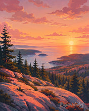 Carica l'immagine nel visualizzatore di Gallery, Diamond Painting - Parco nazionale di Acadia - Maine