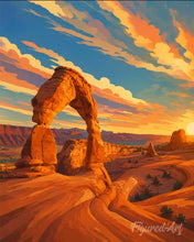 Carica l'immagine nel visualizzatore di Gallery, Diamond Painting - Parco nazionale degli Arches - Utah