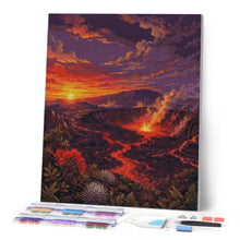 Carica l'immagine nel visualizzatore di Gallery, Diamond Painting - Parco nazionale Vulcani delle Hawaii