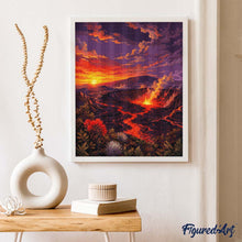 Carica l'immagine nel visualizzatore di Gallery, Diamond Painting - Parco nazionale Vulcani delle Hawaii