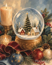 Carica l'immagine nel visualizzatore di Gallery, Diamond Painting - Palla di neve di Natale