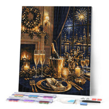Carica l'immagine nel visualizzatore di Gallery, Diamond Painting - Elegante cena di Capodanno