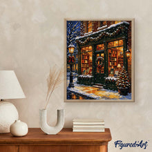 Carica l'immagine nel visualizzatore di Gallery, Diamond Painting - Libreria a Natale