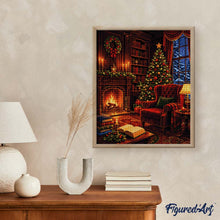 Carica l'immagine nel visualizzatore di Gallery, Diamond Painting - Accogliente sera natalizia