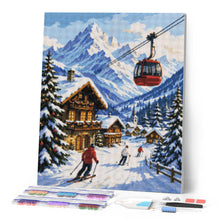 Carica l'immagine nel visualizzatore di Gallery, Diamond Painting - Vacanze invernali sulle Alpi