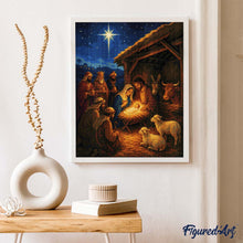 Carica l'immagine nel visualizzatore di Gallery, Diamond Painting - Presepe di Natale