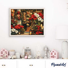Carica l'immagine nel visualizzatore di Gallery, Diamond Painting - Fiorista a Natale