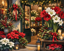Carica l'immagine nel visualizzatore di Gallery, Diamond Painting - Fiorista a Natale