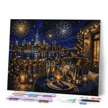 Carica l'immagine nel visualizzatore di Gallery, Diamond Painting - Scintillante notte di Natale