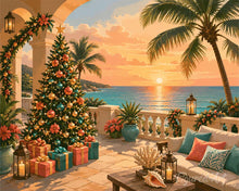 Carica l'immagine nel visualizzatore di Gallery, Diamond Painting - Natale sull'oceano