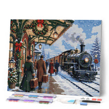 Carica l'immagine nel visualizzatore di Gallery, Diamond Painting - Treno delle feste