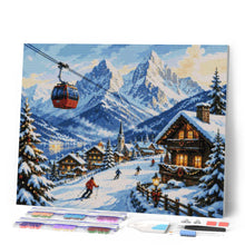 Carica l'immagine nel visualizzatore di Gallery, Diamond Painting - Fuga natalizia sulle Alpi