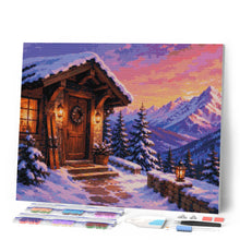 Carica l'immagine nel visualizzatore di Gallery, Diamond Painting - Accogliente baita invernale