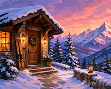 Carica l'immagine nel visualizzatore di Gallery, Diamond Painting - Accogliente baita invernale