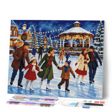 Carica l'immagine nel visualizzatore di Gallery, Diamond Painting - Divertimento invernale in famiglia