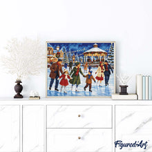 Carica l'immagine nel visualizzatore di Gallery, Diamond Painting - Divertimento invernale in famiglia