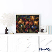 Carica l'immagine nel visualizzatore di Gallery, Diamond Painting - Palline di Natale