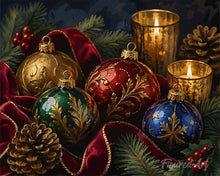 Carica l'immagine nel visualizzatore di Gallery, Diamond Painting - Palline di Natale