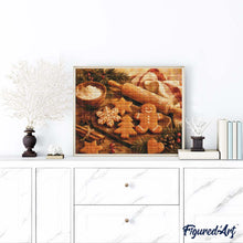 Carica l'immagine nel visualizzatore di Gallery, Diamond Painting - Pan di Zenzero e Cannella