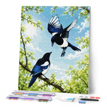 Carica l'immagine nel visualizzatore di Gallery, Diamond Painting - Gazze primaverili