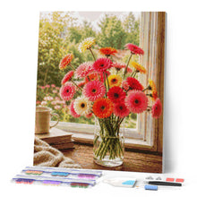 Carica l'immagine nel visualizzatore di Gallery, Diamond Painting - Gerbere colorate