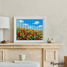Carica l'immagine nel visualizzatore di Gallery, Diamond Painting - Prato di Fiori Selvatici