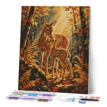 Carica l'immagine nel visualizzatore di Gallery, Diamond Painting - Cerbiatti nella Radura