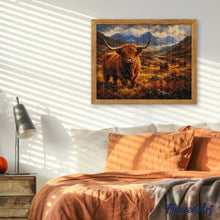 Carica l'immagine nel visualizzatore di Gallery, Diamond Painting - Mandria di Highland nella Valle