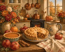 Carica l'immagine nel visualizzatore di Gallery, Diamond Painting - Cucina d'Autunno con Torte Casalinghe