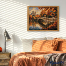 Carica l'immagine nel visualizzatore di Gallery, Diamond Painting - Central Park in Autunno con il Bow Bridge