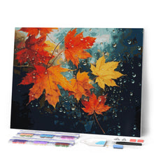 Carica l'immagine nel visualizzatore di Gallery, Diamond Painting - Foglie d'Acero dopo la Pioggia