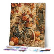 Carica l'immagine nel visualizzatore di Gallery, Diamond Painting - Bicicletta Fiorita con Zucche