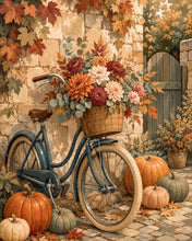 Carica l'immagine nel visualizzatore di Gallery, Diamond Painting - Bicicletta Fiorita con Zucche