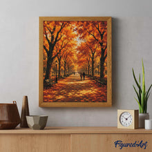 Carica l'immagine nel visualizzatore di Gallery, Diamond Painting - Passeggiata Letteraria a Central Park in Autunno