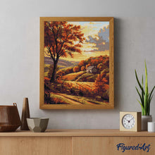 Carica l'immagine nel visualizzatore di Gallery, Diamond Painting - Campagna d'Autunno