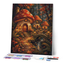Carica l'immagine nel visualizzatore di Gallery, Diamond Painting - Villaggio Incantato dei Funghi