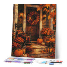 Carica l'immagine nel visualizzatore di Gallery, Diamond Painting - Accogliente Veranda Autunnale
