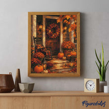 Carica l'immagine nel visualizzatore di Gallery, Diamond Painting - Accogliente Veranda Autunnale
