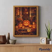 Carica l'immagine nel visualizzatore di Gallery, Diamond Painting - Jack o Lantern sul Portico