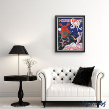 Carica l'immagine nel visualizzatore di Gallery, Diamond Painting - Manifesto Moulin Rouge - Music Hall 40x50cm tela già incorniciata
