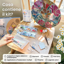 Carica l'immagine nel visualizzatore di Gallery, Diamond Painting su Disco di Legno - Osservando l'autunno