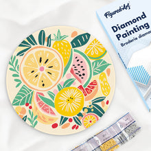 Carica l'immagine nel visualizzatore di Gallery, Diamond Painting su Disco di Legno - Frutti