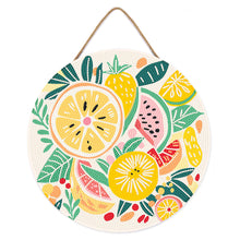 Carica l'immagine nel visualizzatore di Gallery, Diamond Painting su Disco di Legno - Frutti