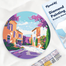 Carica l'immagine nel visualizzatore di Gallery, Diamond Painting su Disco di Legno - Primavera in Provenza