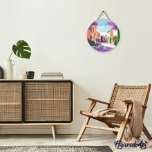 Carica l'immagine nel visualizzatore di Gallery, Diamond Painting su Disco di Legno - Primavera in Provenza