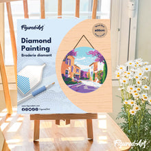Carica l'immagine nel visualizzatore di Gallery, Diamond Painting su Disco di Legno - Primavera in Provenza