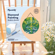 Carica l'immagine nel visualizzatore di Gallery, Diamond Painting su Disco di Legno - Lo stagno delle ninfee - Monet