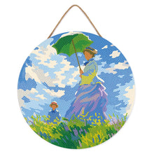 Carica l'immagine nel visualizzatore di Gallery, Diamond Painting su Disco di Legno - La passeggiata - Monet