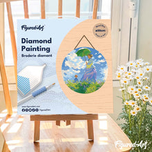 Carica l'immagine nel visualizzatore di Gallery, Diamond Painting su Disco di Legno - La passeggiata - Monet